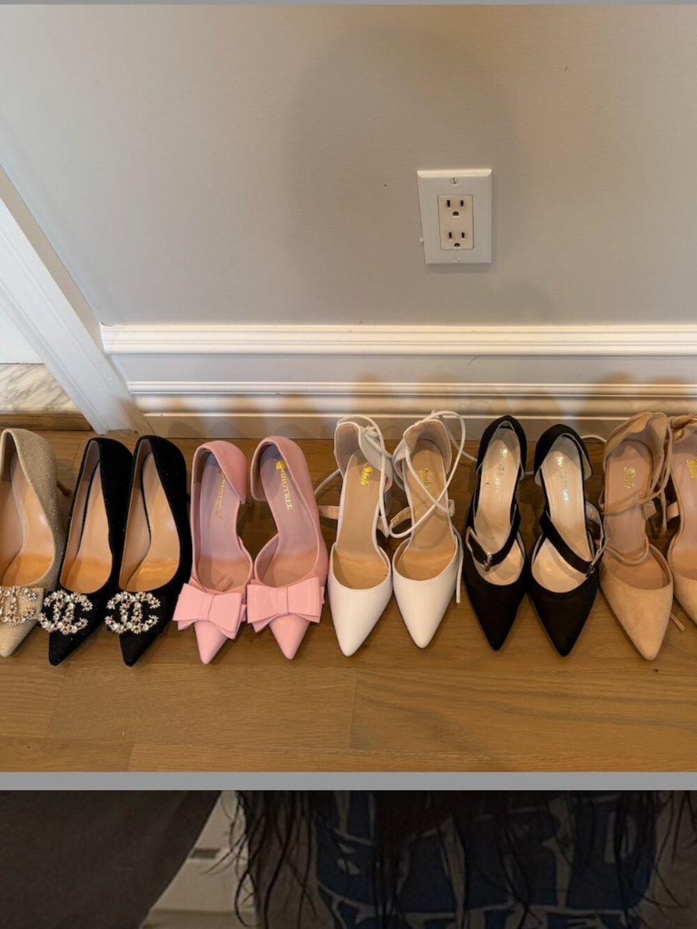 Size 7 heels set of 8